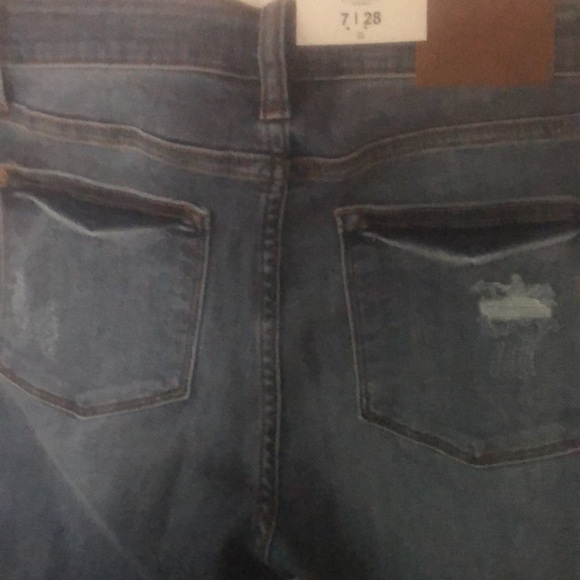 Judy blue released hem cropped bootcut jeans size 7 - Picture 6 of 6